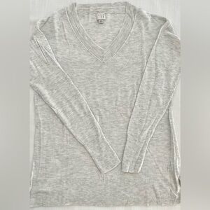a new day Light Gray Lightweight Sweater